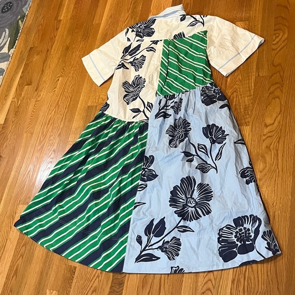 Anthropologie x Maeve Mixed-Print Buttondown Dress Size Small NWT - Picture 14 of 14